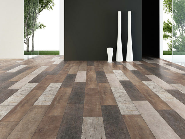 Sloophout Laminaat Versleten Planken Donker