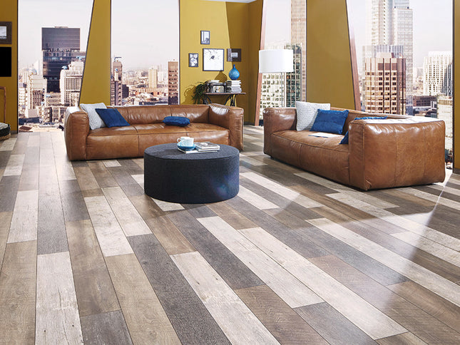 Sloophout Laminaat Versleten Planken Donker