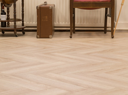 Visgraat Laminaat - Creme Eiken