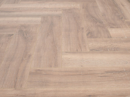 Visgraat Laminaat - Gerookt Wit Eiken