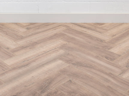 Visgraat Laminaat - Gerookt Wit Eiken