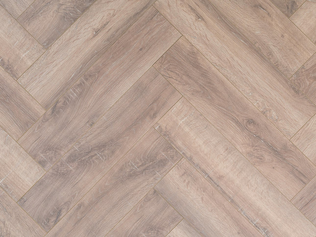 Visgraat Laminaat - Gerookt Wit Eiken