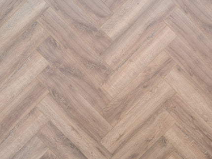 Visgraat Laminaat - Gerookt Wit Eiken