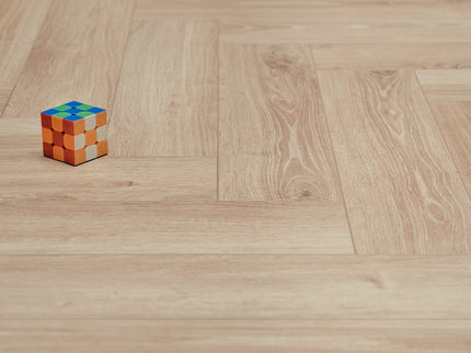 Visgraat Laminaat - Mat Wit Eiken