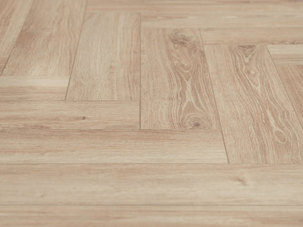 Visgraat Laminaat - Mat Wit Eiken