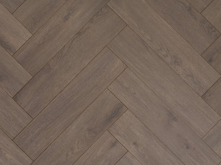 Visgraat Laminaat - Mokka Zwart Eiken