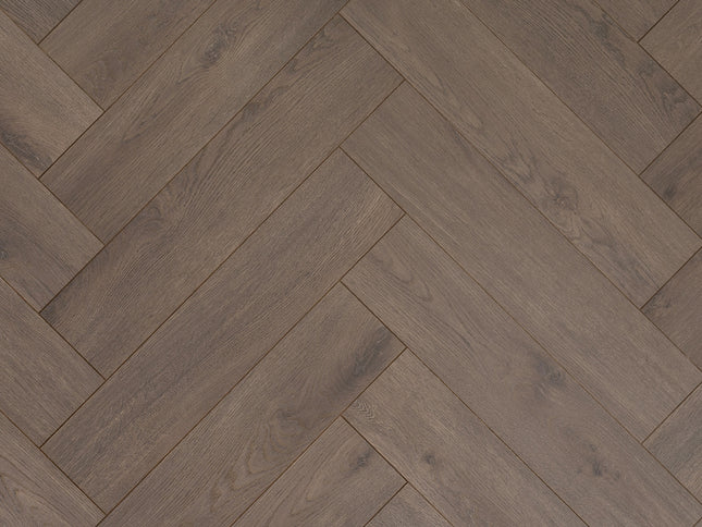 Visgraat Laminaat - Mokka Zwart Eiken