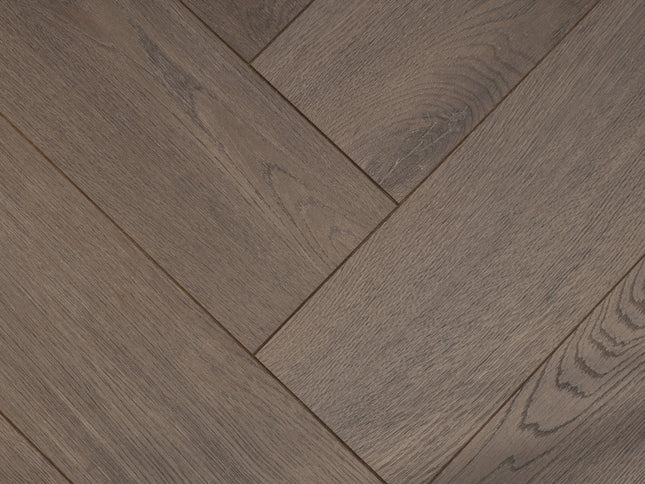 Visgraat Laminaat - Mokka Zwart Eiken