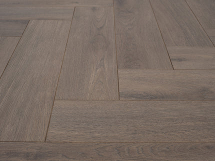 Visgraat Laminaat - Mokka Zwart Eiken