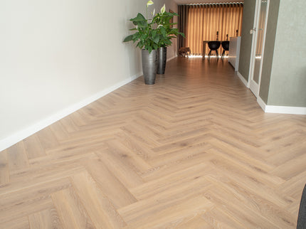 Visgraat Laminaat - Natuur Eiken