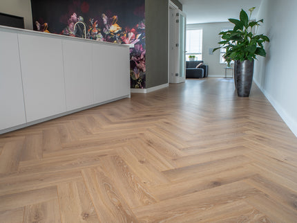 Visgraat Laminaat - Natuur Eiken