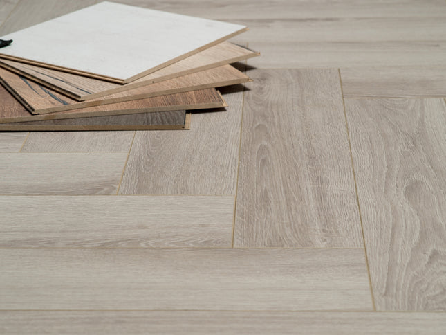 Visgraat Laminaat - Vergrijsd Eiken