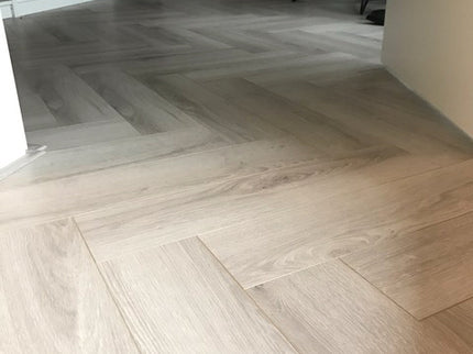 Visgraat Laminaat - Vergrijsd Eiken