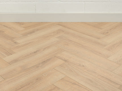 Visgraat Laminaat - Onbehandeld Eiken